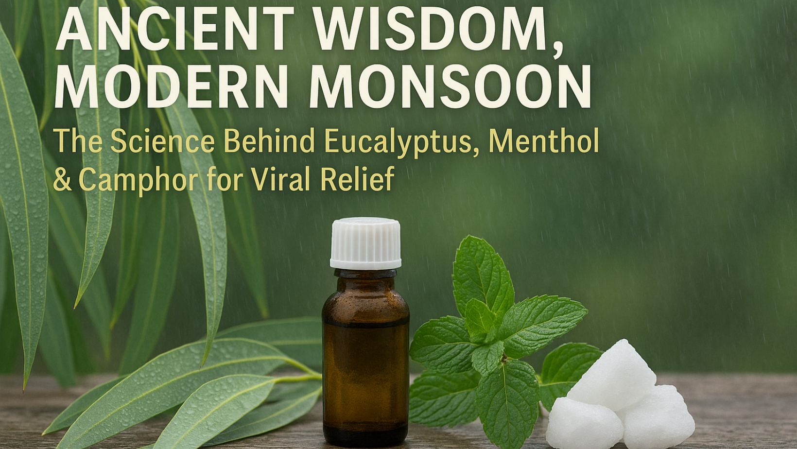 Ancient Wisdom, Modern Monsoon: The Science Behind Eucalyptus, Menthol, Thymol & Camphor for Viral Relief
