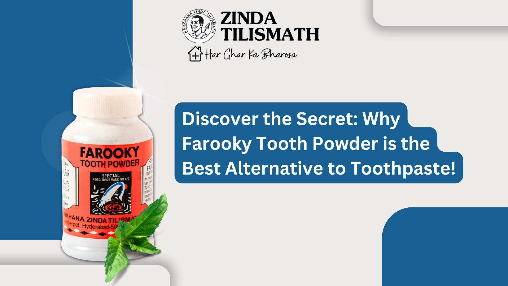 Why Farooky Tooth Powder is the Best Natural Alternative to Toothpaste ...