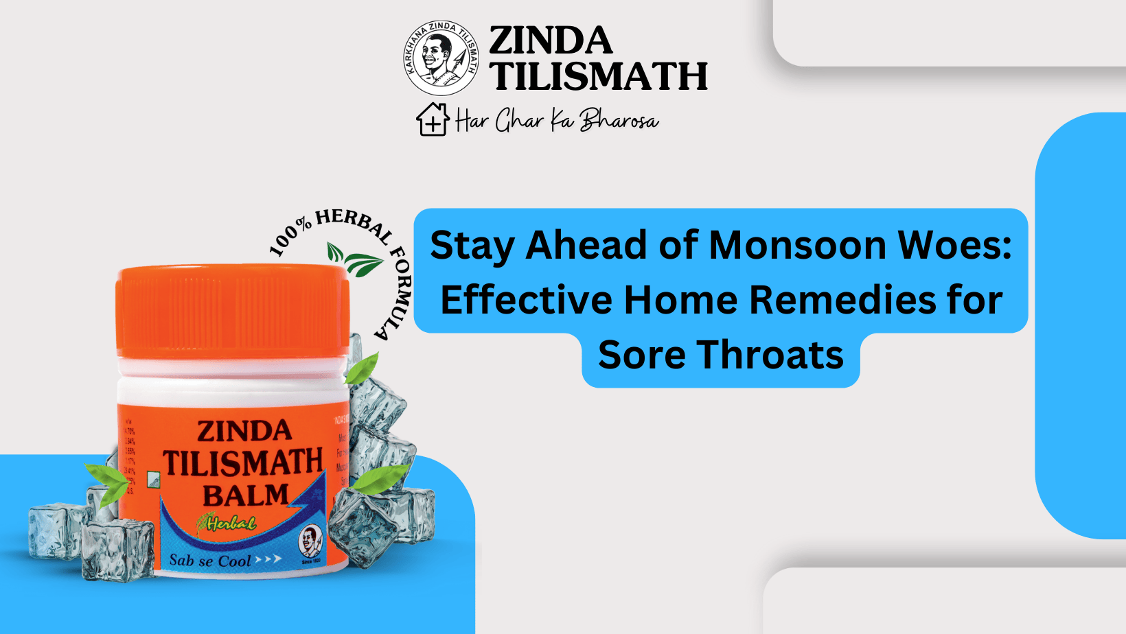 Struggling with Sinus Congestion? Discover the Best Ayurvedic Solution for Instant Relief with Zinda Tilismath Balm